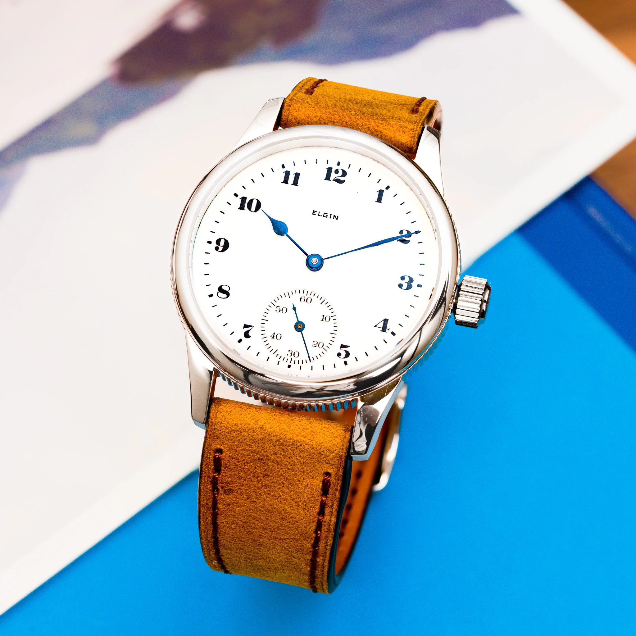 Elgin pocket watch conversion — Frett & Co Clockworks